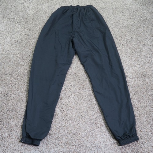 Vintage Nike Pants Boys Medium 10/12 Black Track Pull On Ankle Zip 90s Y2K Youth - Picture 10 of 12