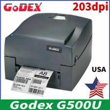 GODEX G500U 4Inch Thermal Transfer Direct Thermal 203dpi USB Lable Printer US