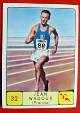 JEAN WADOUX, NO.32 * PANINI FIGURINE SPORTS CHAMPIONS COLLECTION 1968/69 * REC