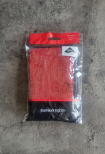 Sparkly Glitter RED Fashion Tights - Size 20-26 - Single Pair Viva La Diva BNWT