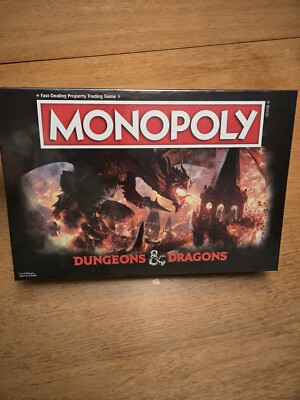 2023 Hasbro Pulse Exclusive Dungeons and Dragons Monopoly Game - Sealed
