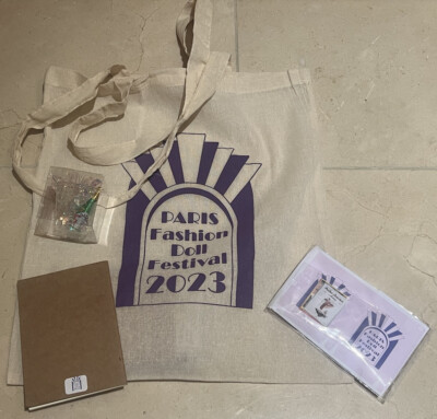 Paris Fashion Doll Festival 2023 Barbie Exclusive Convention Gifts + Tote Bag