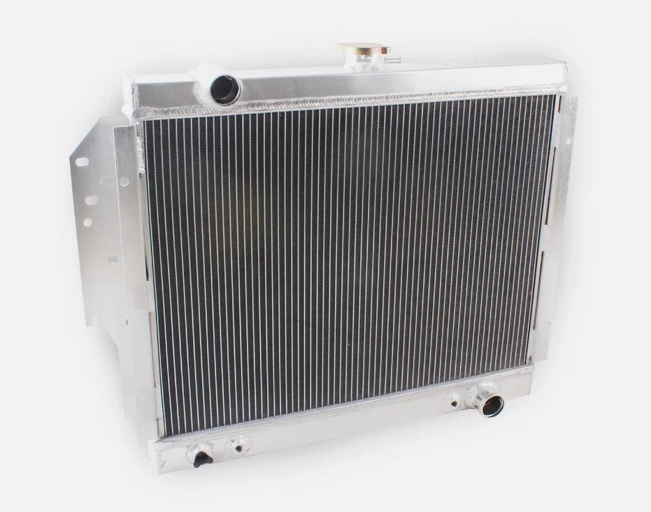 Radiador de aluminio de 3 filas para Dodge Ram D150 D250 D350 1979-1993 W150 W250 5,9 L V8 Foto 2 de 4