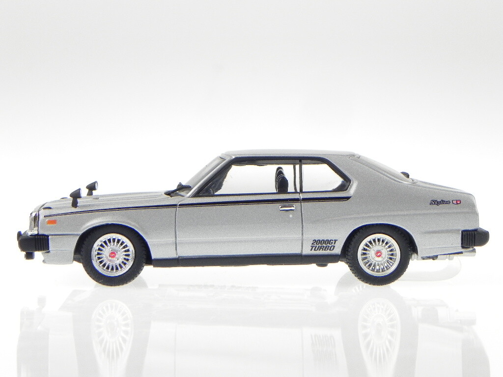 ミニカー NISSAN SKYLINE 2000TURBO GT-E-S (1980) Nissan Skyline 2000 Turbo GT 80 silv diecast model car DISM