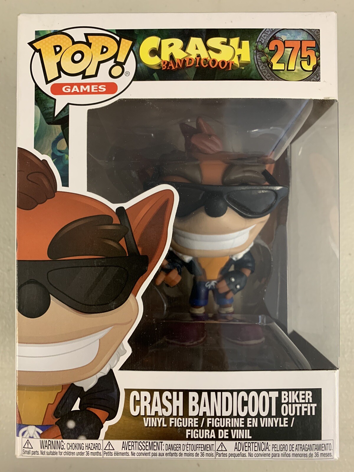 Arriba 49+ imagen funko pop crash bandicoot biker outfit Abzlocal.mx