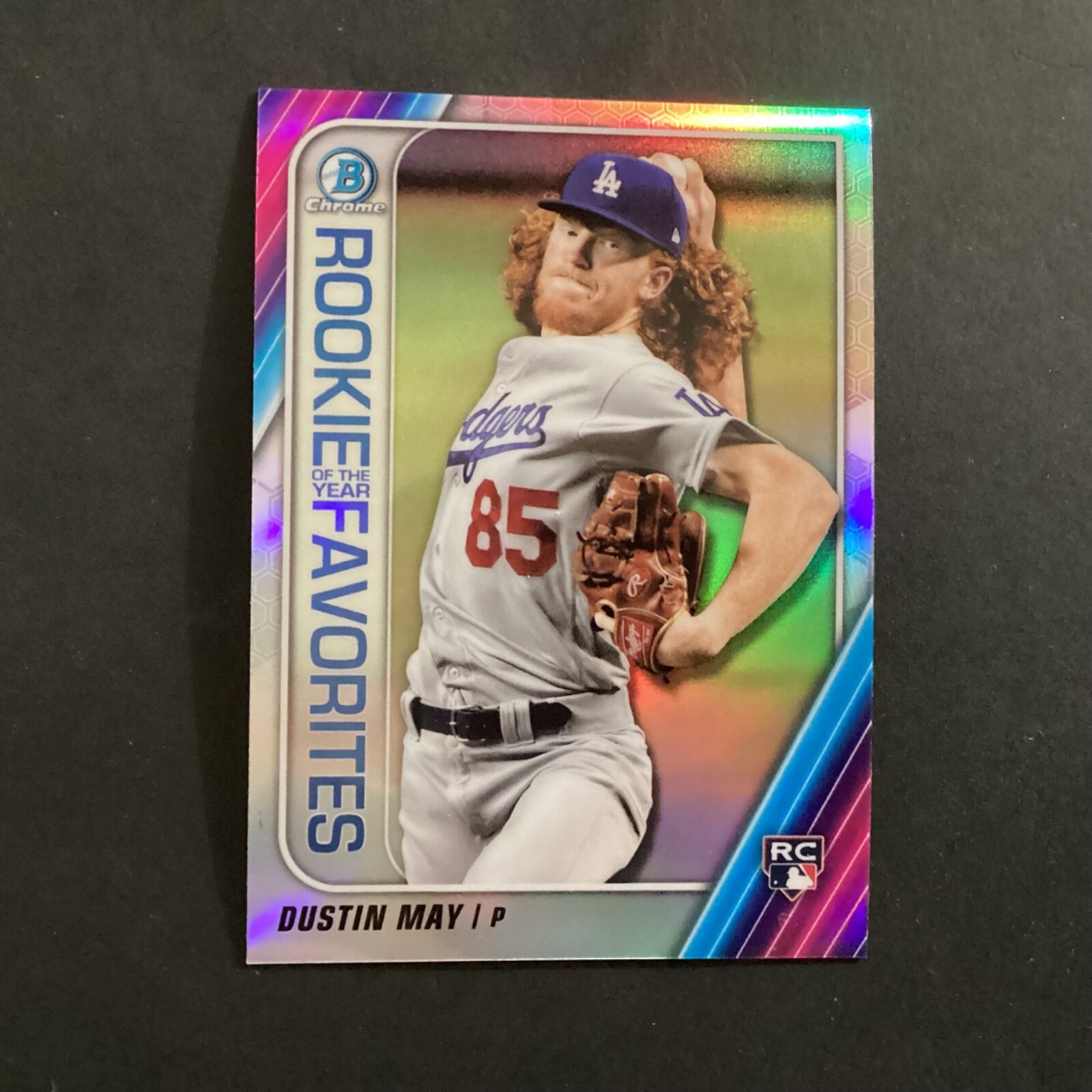2020 Bowman Chrome Rookie Of The Year Favorites Dustin May #ROYF-DM Ex+