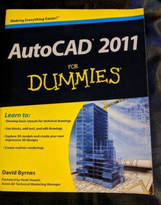 AutoCAD 2011 For Dummies by Byrnes, David Paperback 