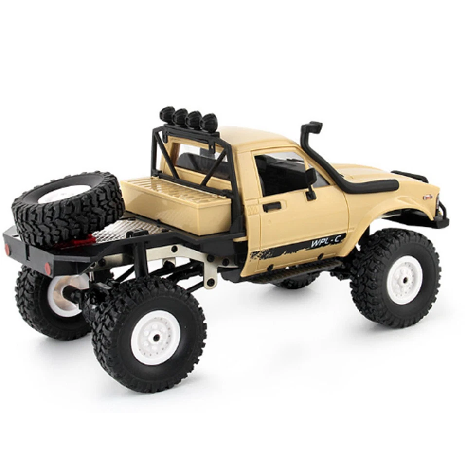 DIY WPL C14 RC YELLOW Truck Kits 4WD 1/16 Off-road Crawler Car Assemble Toy Kids - Image 4 of 4