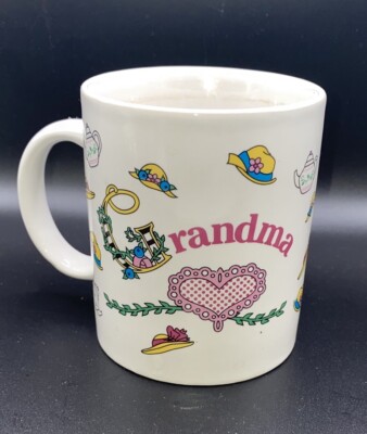 Coffee Cup Grandma W Hats 1996