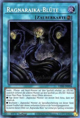 YuGiOh! Ragnaraika Bloom  LEDE-EN058 SECRET RARE