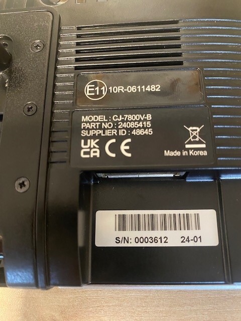 Clarion Monitor Model CJ-7800V-B | eBay UK