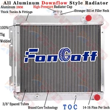 CC527 3 Row Aluminium Radiator For 1967-1973 Plymouth Valiant Duster/Dodge Dart