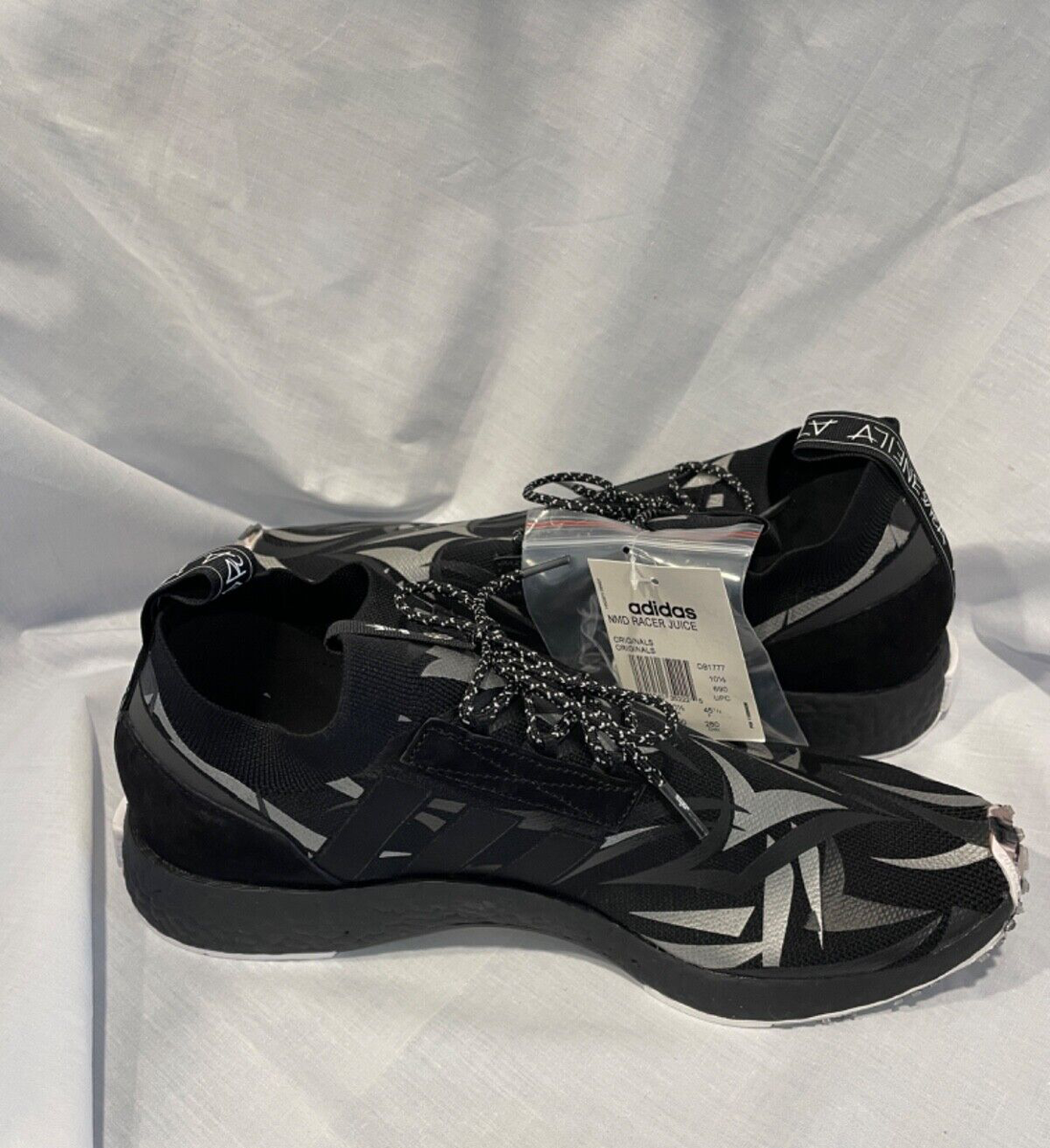 adidas Consortium NMD Racer Juice Mens 11 Black White DB1777