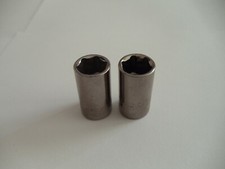 (2) Craftsman 1/4" Dr, 6 Point, Short Sockets, 9mm Size, 45907, Made in USA
