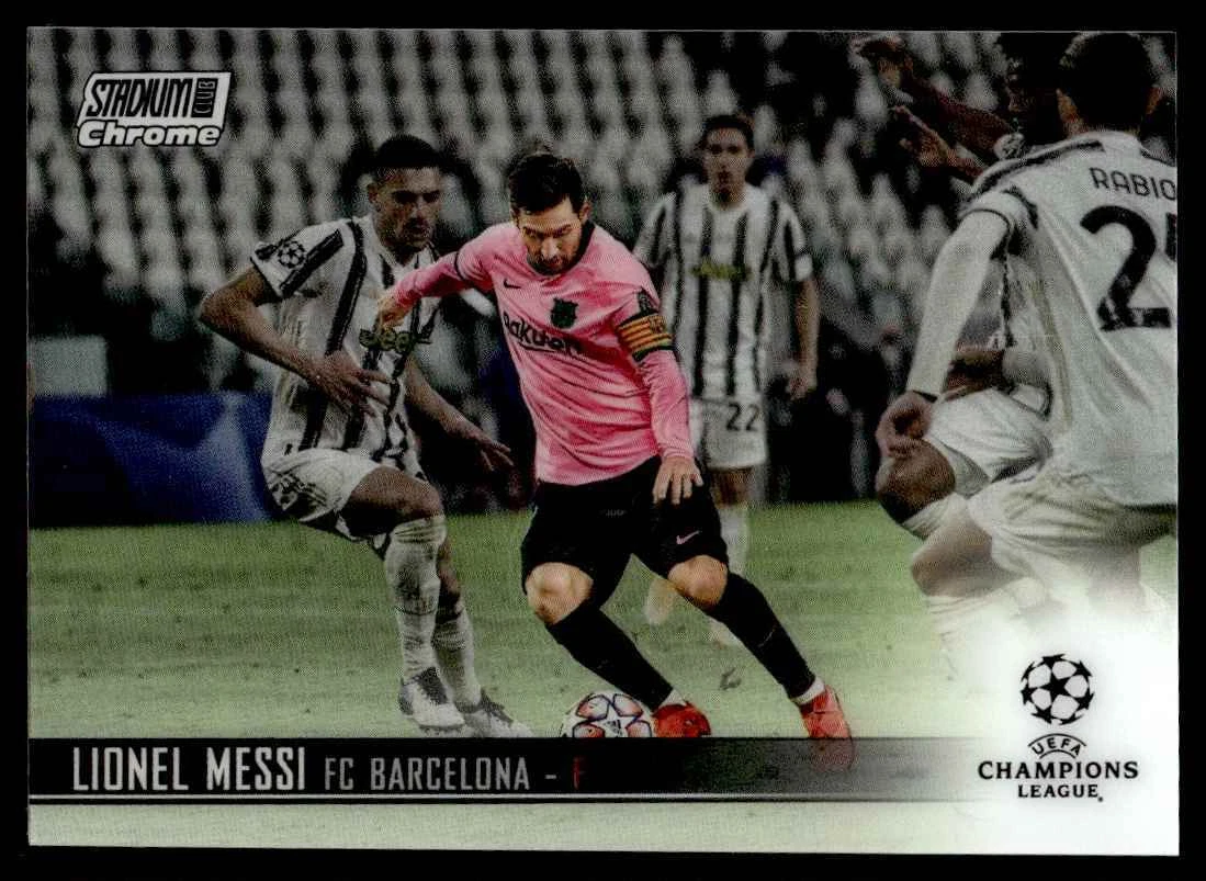 2020-21 Topps Stadium Club Chrome UCL Lionel Messi #1 for sale | eBay