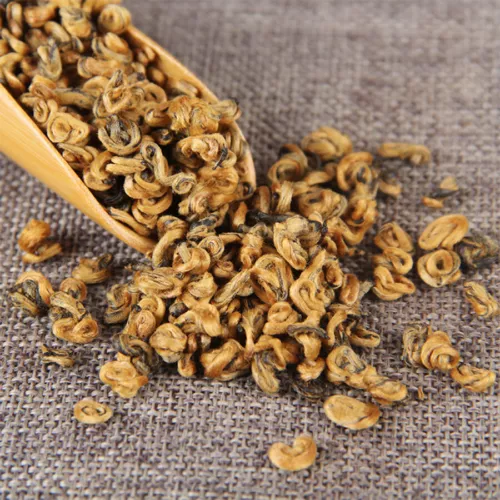 Fengqing Dian Hong Yunnan Golden Dianhong Black Tea Huang Jin Luo Loose Leaf - Picture 4 of 6
