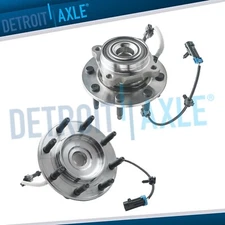 RWD Front Wheel Bearing and Hubs for Chevrolet GMC Silverado Sierra 2500 HD 3500