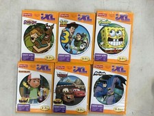 Lot of 6 Fisher Price iXL Learning Games Toy Story Scooby Doo SpongeBob Cars