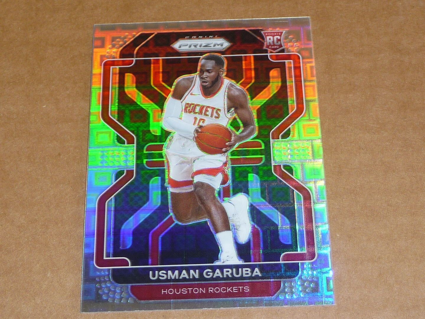 (E) 2021/22 Panini Prizm PREMIUM BOX SET PANDORA /150 USMAN GARUBA ROCKETS #321
