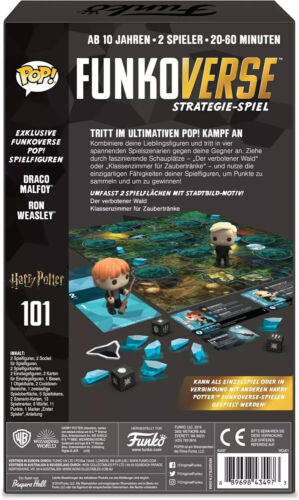 Funko Funkoverse Strategiespiel Harry Potter Ron Weasley&Draco Malfoy 2 Spieler - Bild 2 von 3