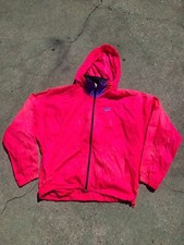 Vintage Nike Grey Tag Windbreaker Jacket Size M Neon Pink