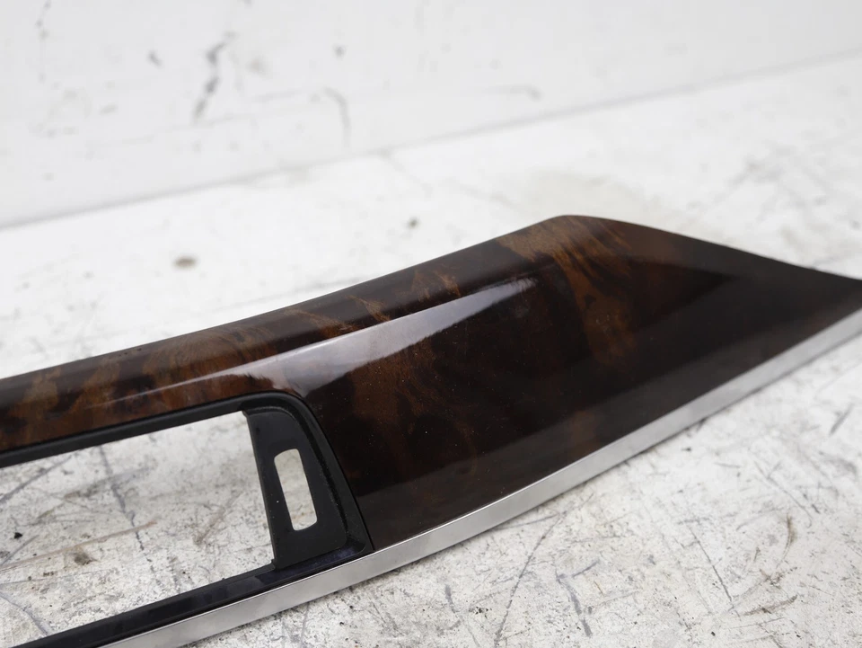 BMW 320i 328i F30 2012-2016 tablero de instrumentos bisel de ventilación de aire rebaba moldura de nogal OEM Foto 2 de 4