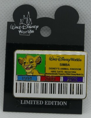 ★レア！レトロ★WDW★2002★アーティスト・チョイスピン★ Disney Pin - WDW Cast ID 2002 - Simba - LE 3500 | eBay