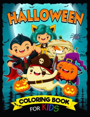 Halloween Coloring book for kids - Paperback NEW Publishing, Tin 20/08/2017
