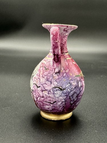 Joli Vase Amphore Miniature Style Grèce Antique à Double Anses - Peint Main - Picture 2 of 7