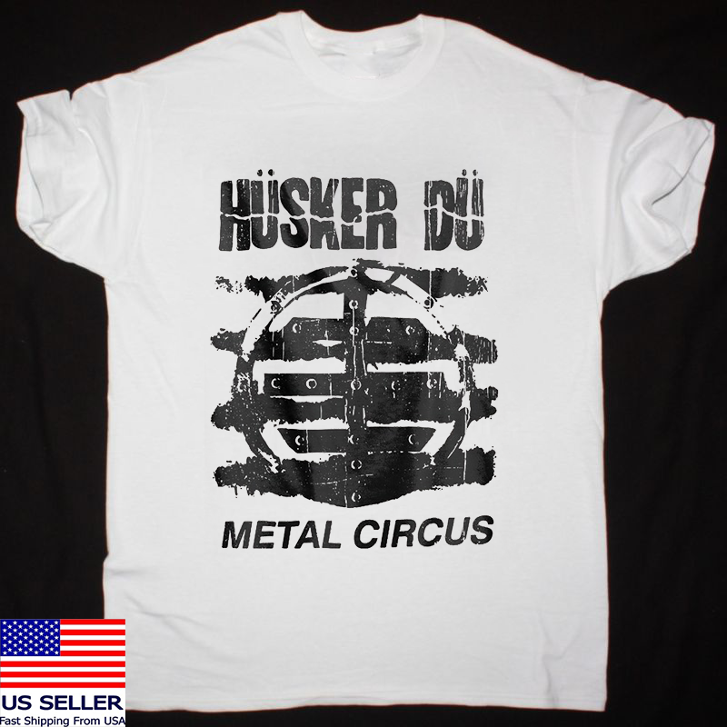 T-shirt Husker Du Band Rose Clair - Taille S à 5XL, Neuf Avec étiquettes, Fabriqué Aux USA, Coupe Regular