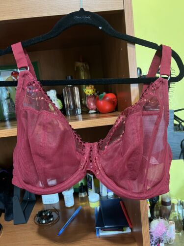 Elomi Matilda Side Support Plunge Unlined Underwire Bra US Size 36G
