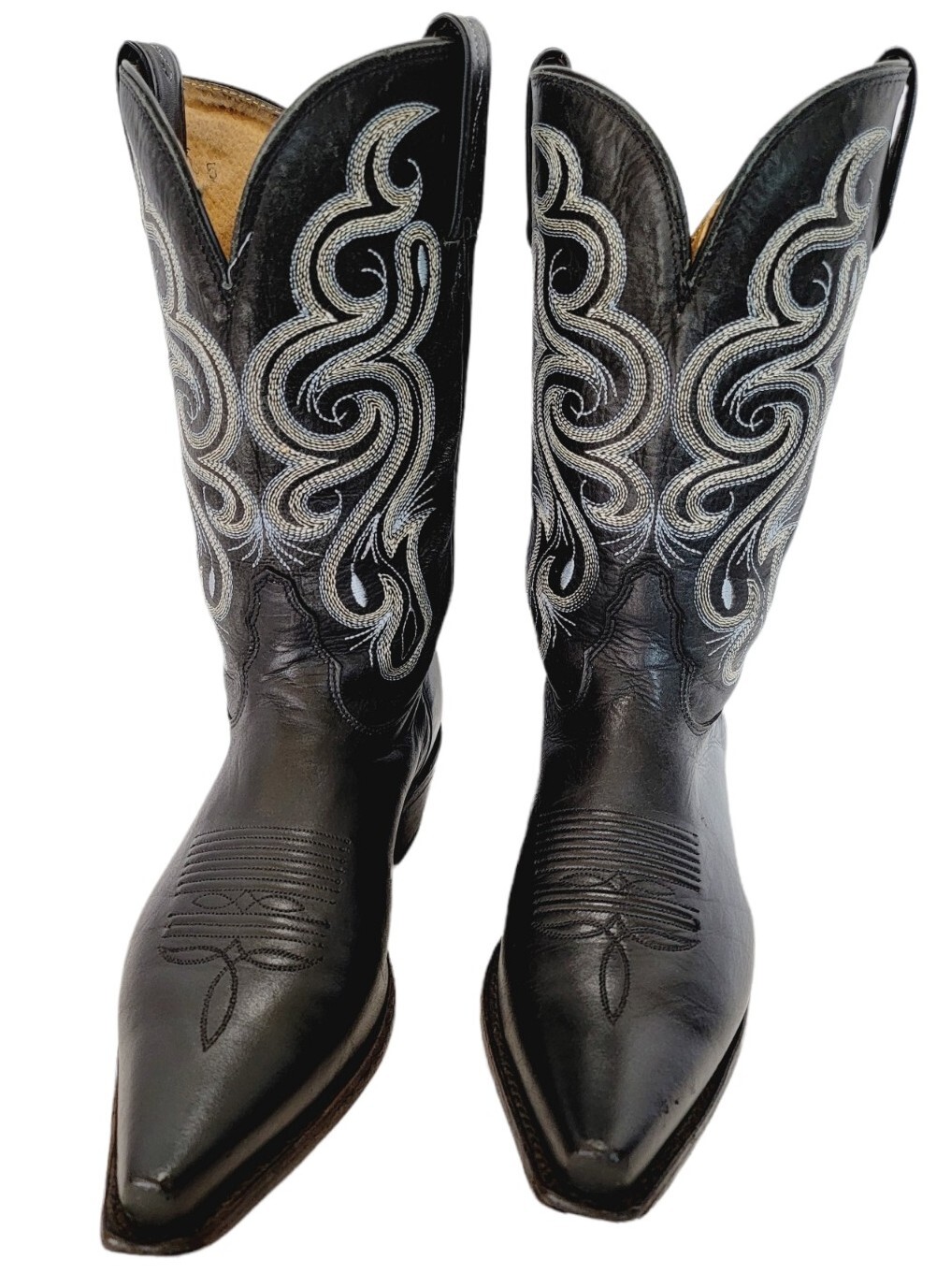 Womens Tony Lama Western Cowboy Boot Black Stallion L… Gem