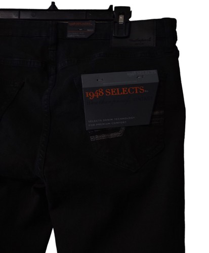 Weatherproof Vintage Jeans Mens 36x34 Black Nolan Skinny Fit Stretch Denim Jeans - 第 10/18 張圖片