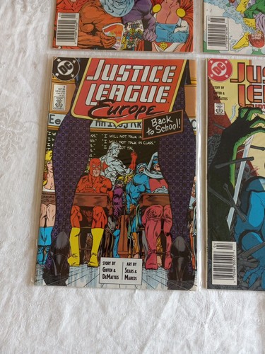 DC Comics Justice League Lot 9 Issues Europe International America Vintage - Picture 6 of 11