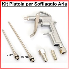 Pistola Soffiaggio ad Aria Compressa per compressore innesto rapido canna lunga