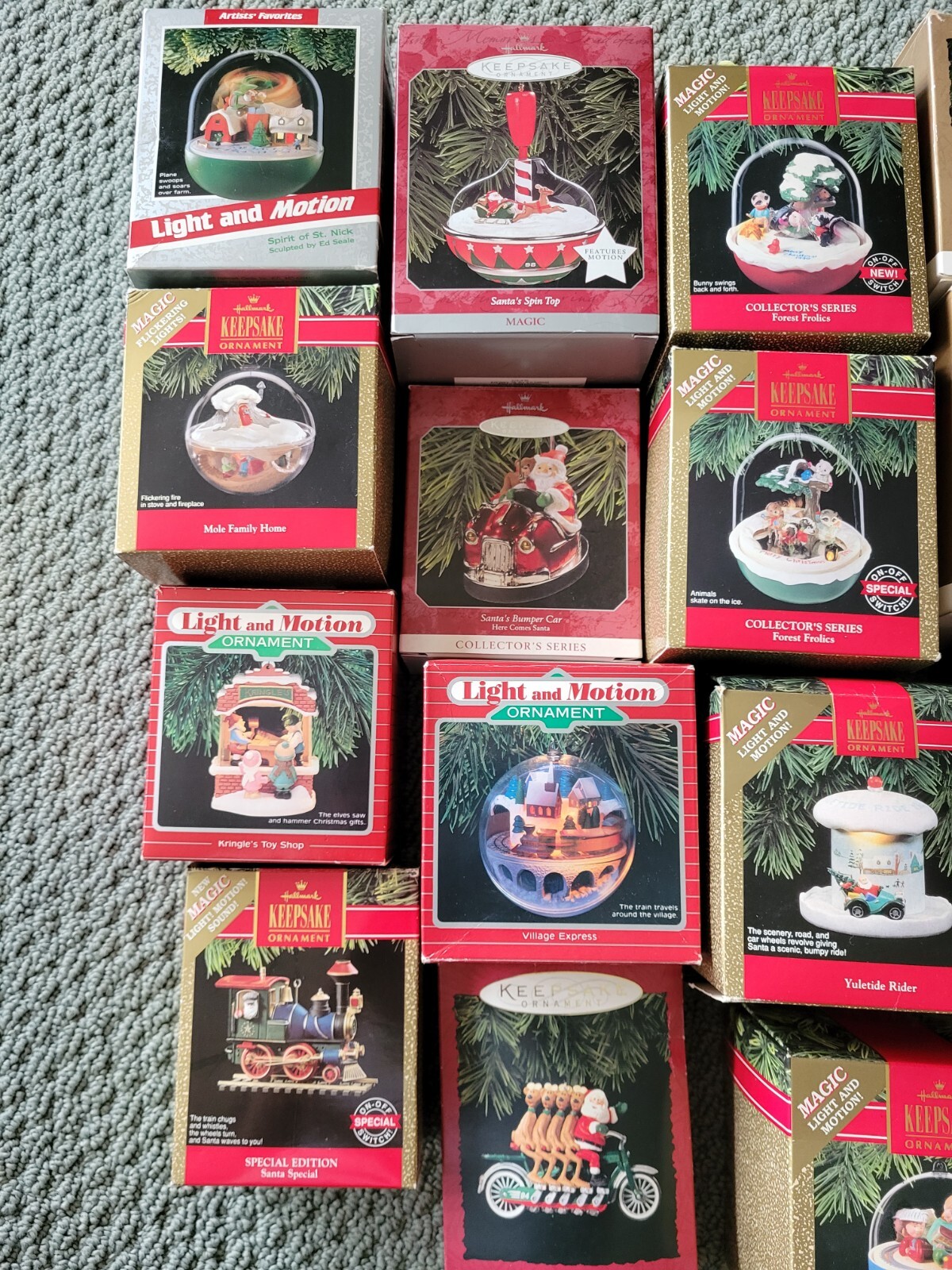 vintage hallmark christmas ornaments lot of 21 Some Light Sound Or