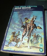 *THE TEXAS TWISTER Bruce Martin 1966 Book paperback western cowboy
