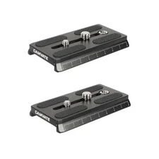 2x CAMVATE Manfrotto Camera QR Plate w/ 1/4" & 3/8" Screw for 577/501/504 Tripod