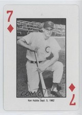 1985 Hey Hey Cubs Jack Brickhouse Playing Cards Ken Hubbs #7D 7ut