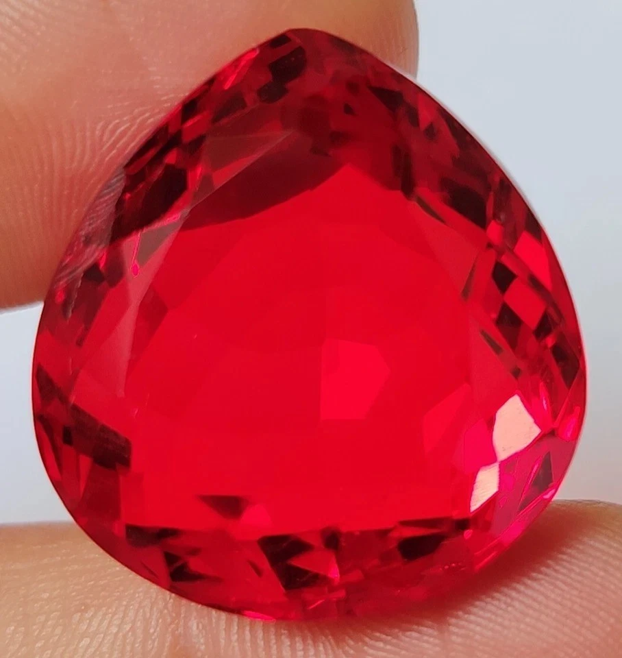 Flawless Large Mexican Fire Opal 81.70 Ct Orange Pear Cut Loose Gemstone - Изображение 2 из 4