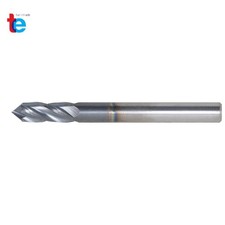 1/4" 4 Flute 3/4" Length Of Cut 90 Degree Carbide Drill Mill - TiALN COATED US