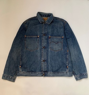 Vintage Levi s Denim Jacket Men s Size XL Blue Trucker Workwear true