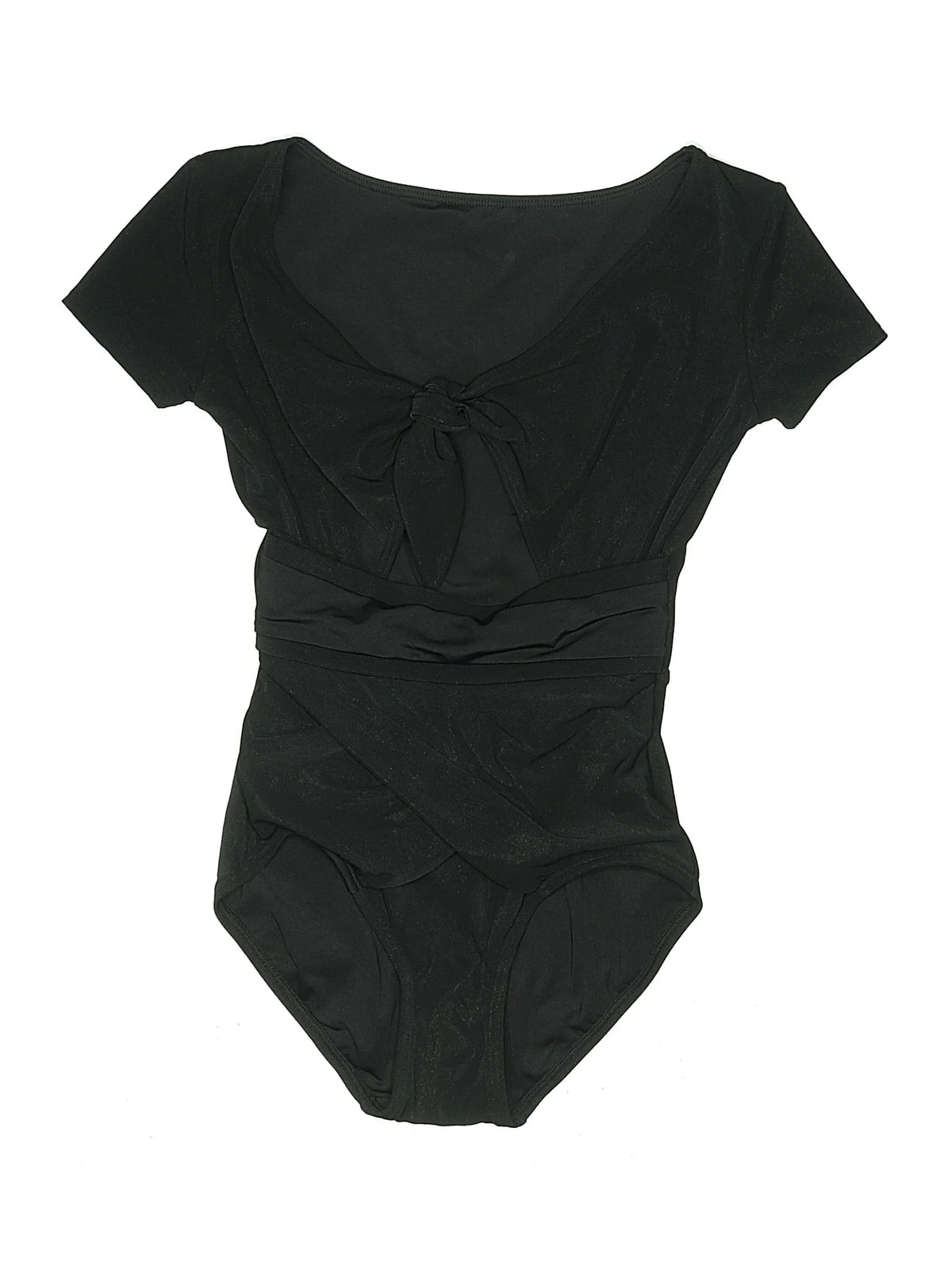 NWT Michael Kors Collection Women Black Sample Bodysuit 4