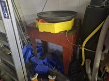 Portable Automotive Parts Washer 3.5 Gallon Capacity Tank Cabinet Cleaner