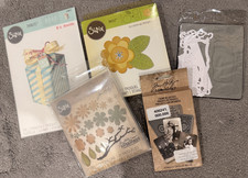 sizzix tim holtz thinlits dies job lot crafting gift box flower frame idea-ology
