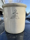 Antique Red Wing 2 Gallon Elephant Ear Stoneware Crock