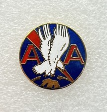 Vintage American Airlines Eagle Logo Enamel P...