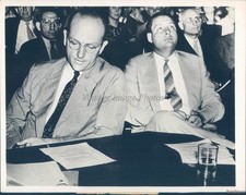 1938 Chicago David Lilienthal Arthur Morgan Tennessee Valley Authority Photo 7x9