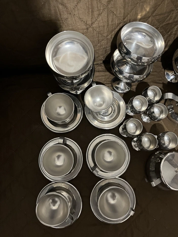 Set Bicchieri In Acciaio - Immagine 2 di 4