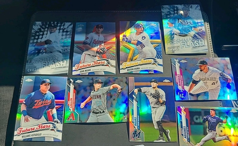 2020 Topps Chrome Refractor Amd Inserts  Sp Lot Of 12 See Photos For Players